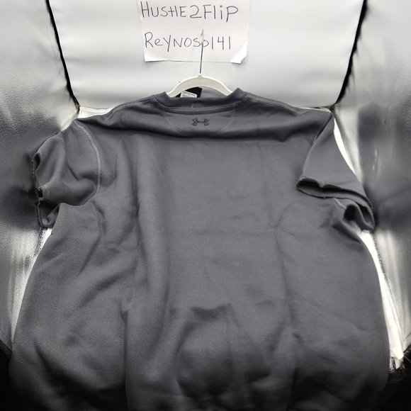 Under Armour Mens Project Rock Iron Paradise Cutoff Sweatshirt 1367037-010 - Picture 3 of 7